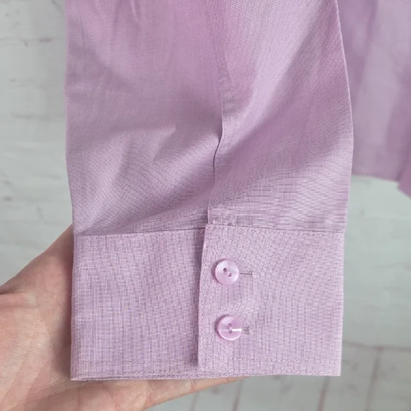 Light Purple Button-Up Shirt - Picture 4 of 5